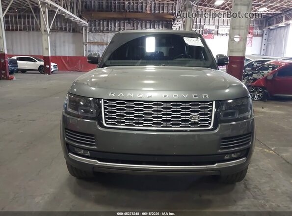 SALGR2KF3GA314451 2016 LAND ROVER RANGE ROVER Gray Вид щитка приладів
