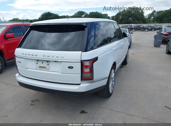 SALGS2EF1GA272474 2016 LAND ROVER RANGE ROVER White Rear right