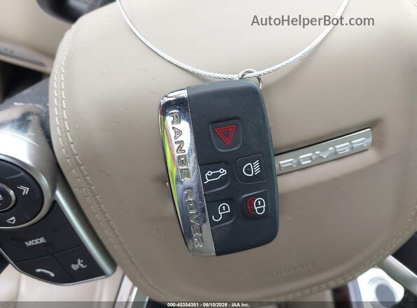 SALGS2EF1GA272474 2016 LAND ROVER RANGE ROVER White Dashboard view