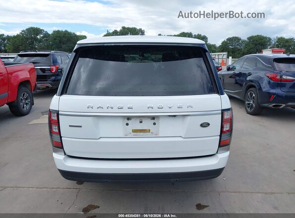 SALGS2EF1GA272474 2016 LAND ROVER RANGE ROVER White 