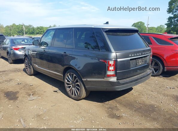SALGS2EF2GA294919 2016 LAND ROVER RANGE ROVER Серый 