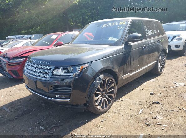 SALGS2EF2GA294919 2016 LAND ROVER RANGE ROVER Серый 