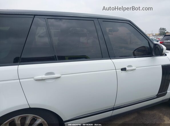SALGS2EF2GA307877 2016 LAND ROVER RANGE ROVER White უკანა სალონის ხედი
