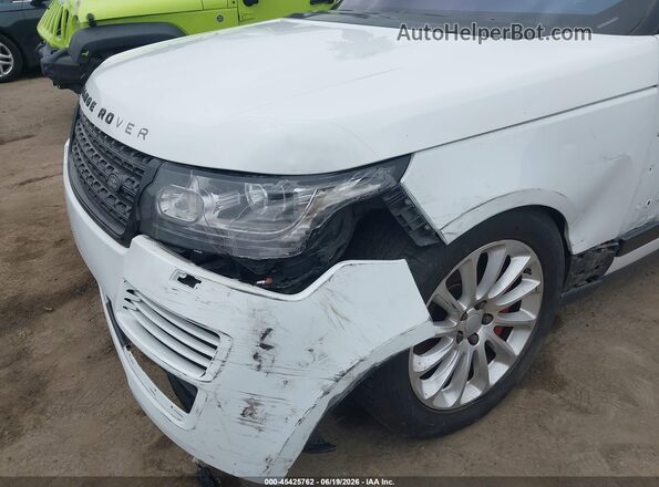 SALGS2EF2GA307877 2016 LAND ROVER RANGE ROVER White წინა ხედი