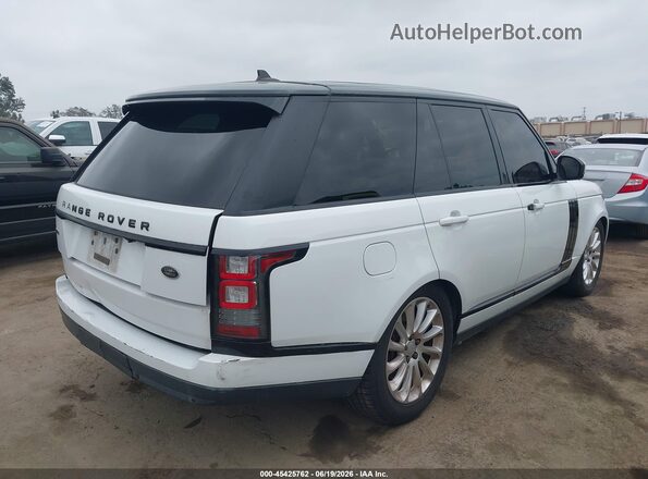 SALGS2EF2GA307877 2016 LAND ROVER RANGE ROVER White უკანა მარჯვენა