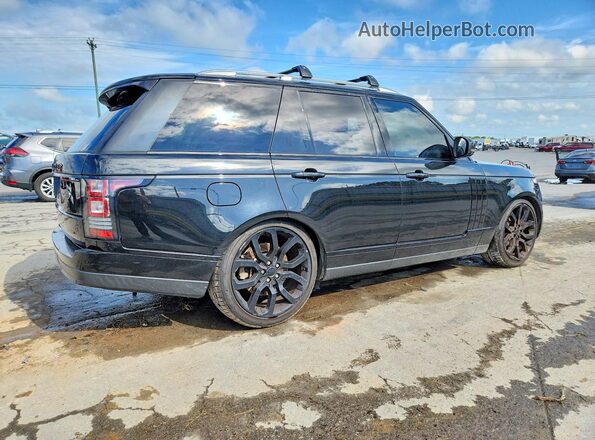 SALGS2EF3GA265963 2016 LAND ROVER RANGE Black უკანა მარჯვენა