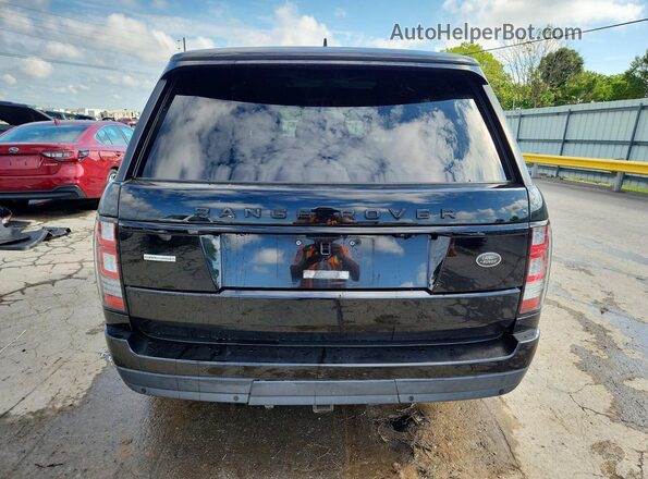SALGS2EF3GA265963 2016 LAND ROVER RANGE Black უკანა ხედი