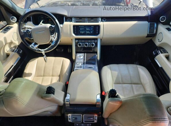 SALGS2EF3GA265963 2016 LAND ROVER RANGE Black წინა პანელის ხედი