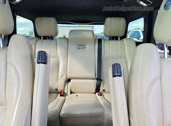 SALGS2EF3GA265963 2016 LAND ROVER RANGE Black უკანა სავარძლების ხედი