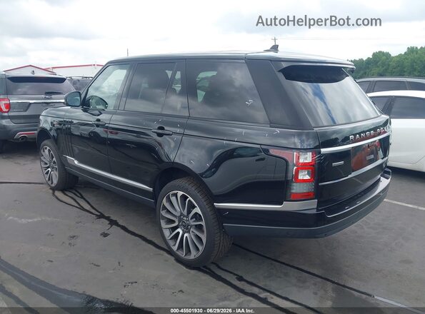 SALGS2EF3GA278647 2016 LAND ROVER RANGE ROVER Black უკანა მარცხენა