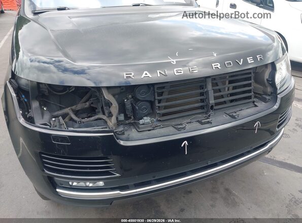 SALGS2EF3GA278647 2016 LAND ROVER RANGE ROVER Black წინა ხედი