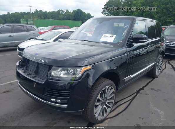 SALGS2EF3GA278647 2016 LAND ROVER RANGE ROVER Black წინა მარცხენა ხედი სამი მეოთხედიდან