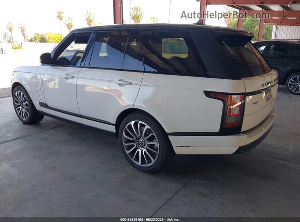 SALGS2EF7GA267070 2016 LAND ROVER RANGE ROVER White უკანა მარცხენა