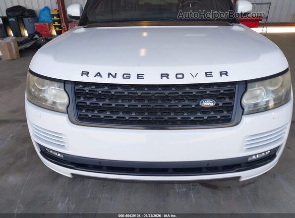 SALGS2EF7GA267070 2016 LAND ROVER RANGE ROVER White წინა ხედი