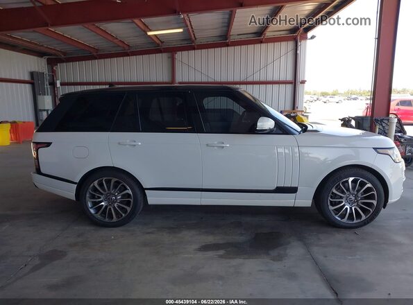 SALGS2EF7GA267070 2016 LAND ROVER RANGE ROVER White უკანა სალონის ხედი