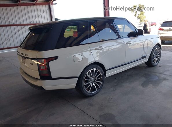 SALGS2EF7GA267070 2016 LAND ROVER RANGE ROVER White უკანა მარჯვენა