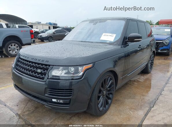 SALGS2FE2HA354091 2017 LAND ROVER RANGE ROVER Серый Передняя левая четверть