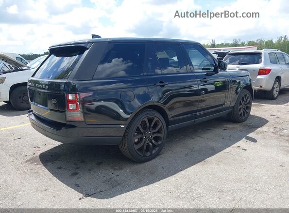 SALGS2FE3HA328535 2017 LAND ROVER RANGE ROVER Black Rear right