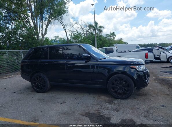 SALGS2FE3HA328535 2017 LAND ROVER RANGE ROVER Black 360 interior view