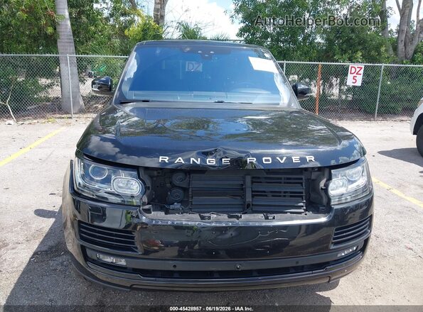 SALGS2FE3HA328535 2017 LAND ROVER RANGE ROVER Black Front view