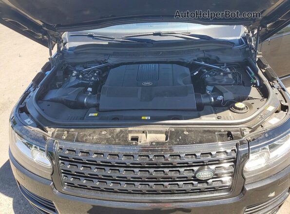 SALGS2FE9HA330077 2017 LAND ROVER RANGE Черный Вид задней части салона