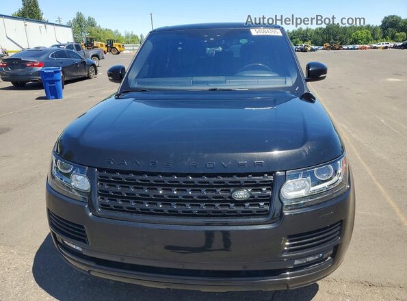 SALGS2FE9HA330077 2017 LAND ROVER RANGE Черный Вид спереди