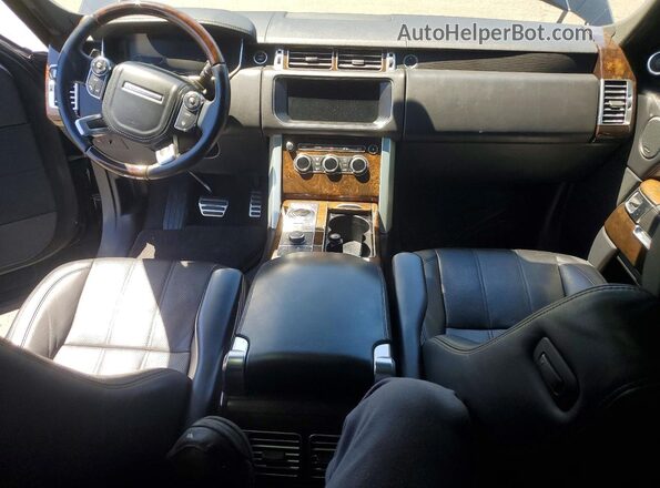 SALGS2FE9HA330077 2017 LAND ROVER RANGE Черный Вид панели приборов
