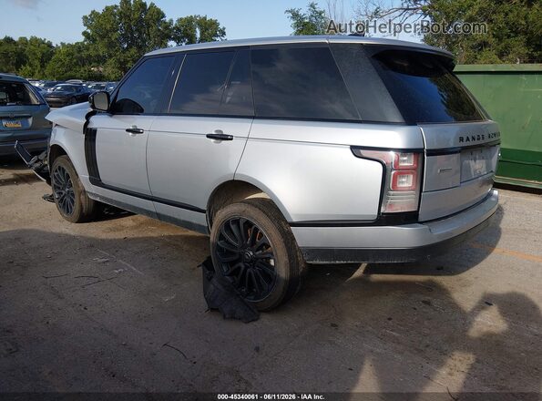 SALGS2FEXHA360138 2017 LAND ROVER RANGE ROVER Silver Հետևի ձախ