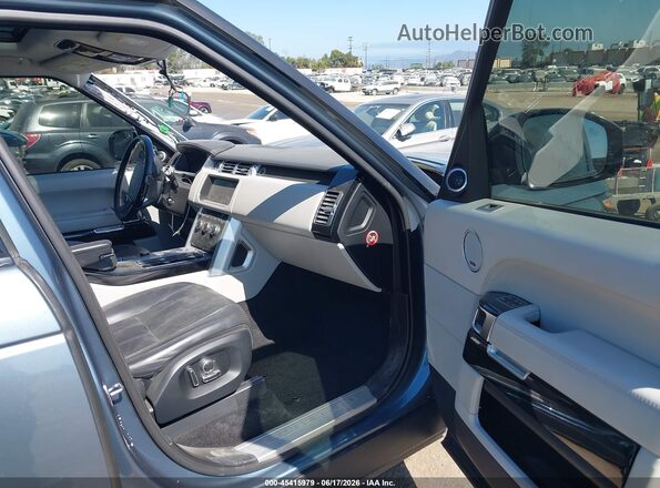 SALGS2FV3HA372891 2017 LAND ROVER RANGE ROVER Gray Widok wnętrza z przodu