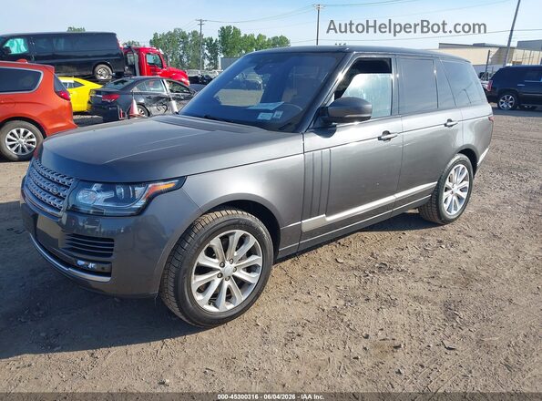 SALGS2FV4HA338832 2017 LAND ROVER RANGE ROVER Gray Przód lewy