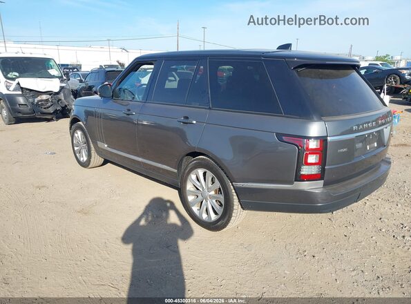 SALGS2FV4HA338832 2017 LAND ROVER RANGE ROVER Gray Tył lewy