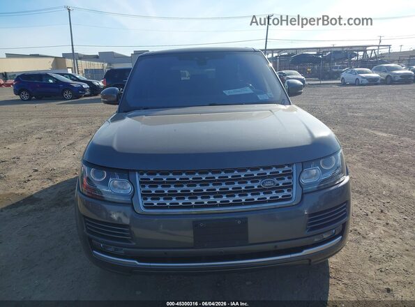 SALGS2FV4HA338832 2017 LAND ROVER RANGE ROVER Gray Widok zestawu wskaźników