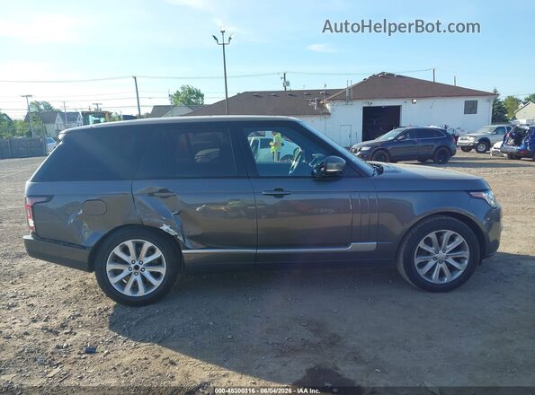 SALGS2FV4HA338832 2017 LAND ROVER RANGE ROVER Gray Widok wnętrza z tyłu