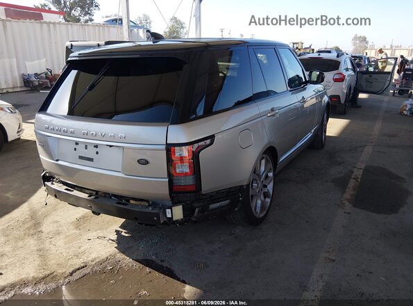 SALGS2FV5HA345692 2017 LAND ROVER RANGE ROVER Silver უკანა მარჯვენა