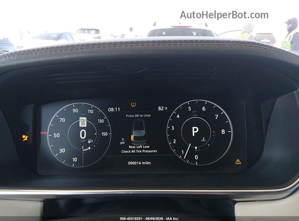 SALGS2FV5HA345692 2017 LAND ROVER RANGE ROVER Silver უკანა სავარძლების ხედი
