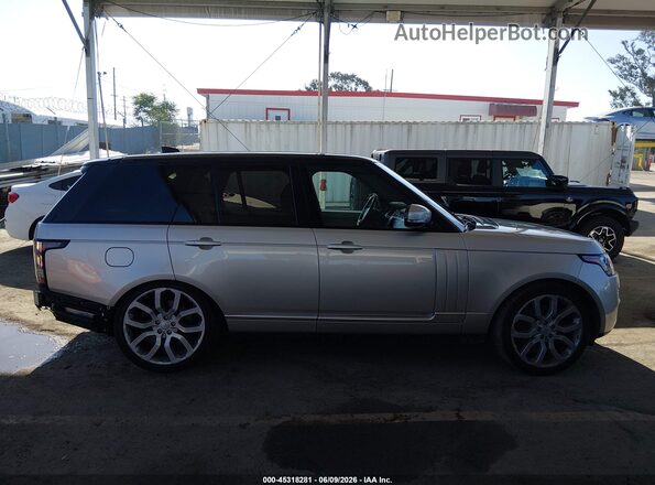 SALGS2FV5HA345692 2017 LAND ROVER RANGE ROVER Silver სალონის 360-გრადუსიანი ხედი