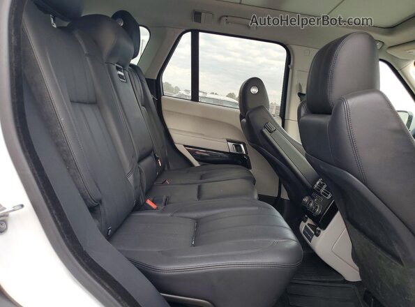 SALGS2FV5HA370110 2017 LAND ROVER RANGE White Rear interior view