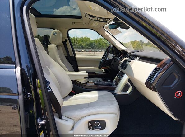 SALGS2FV7HA361926 2017 LAND ROVER RANGE ROVER Black Front interior view