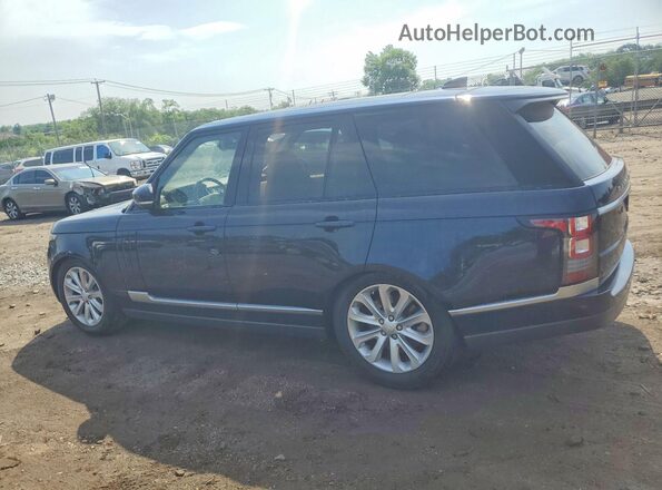 SALGS2FV8HA376435 2017 LAND ROVER RANGE Blue Trasero izquierdo