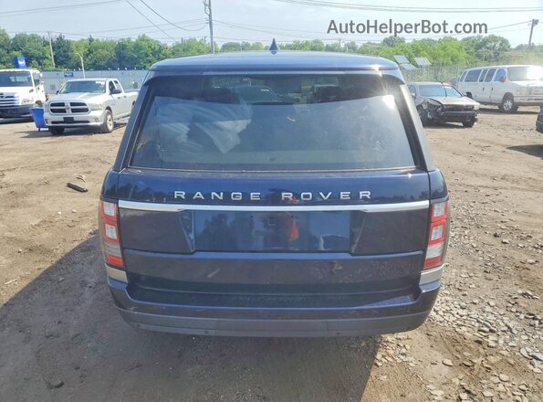 SALGS2FV8HA376435 2017 LAND ROVER RANGE Blue Vista trasera