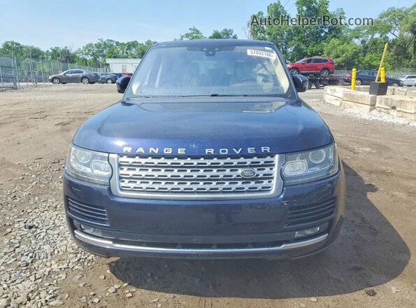 SALGS2FV8HA376435 2017 LAND ROVER RANGE Blue Vista frontal