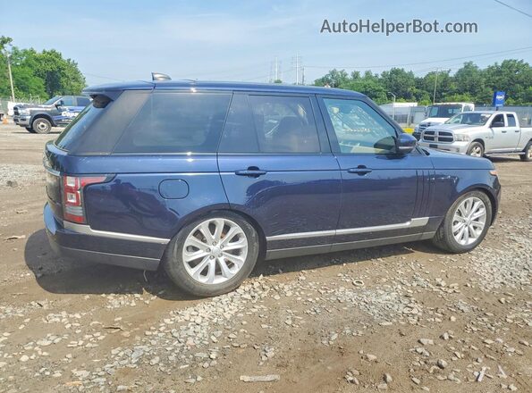 SALGS2FV8HA376435 2017 LAND ROVER RANGE Blue Trasero derecho