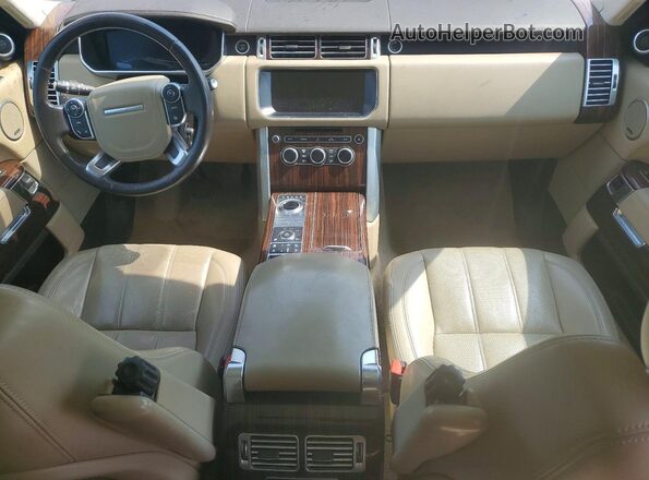 SALGS2FV8HA376435 2017 LAND ROVER RANGE Blue Vista del salpicadero