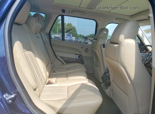 SALGS2FV8HA376435 2017 LAND ROVER RANGE Blue Vista interior trasera
