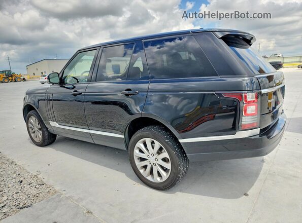SALGS2KF0GA249675 2016 LAND ROVER RANGE Черный Задняя левая четверть