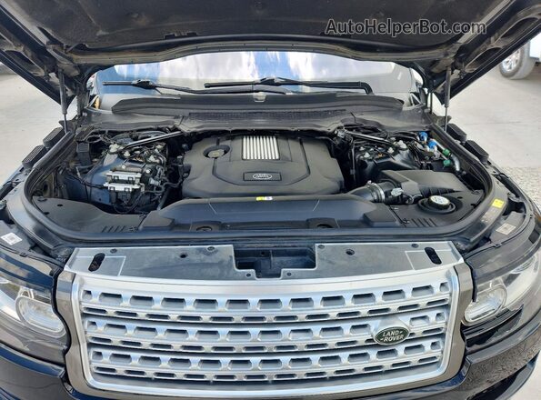 SALGS2KF0GA249675 2016 LAND ROVER RANGE Черный Вид подкапотного пространства