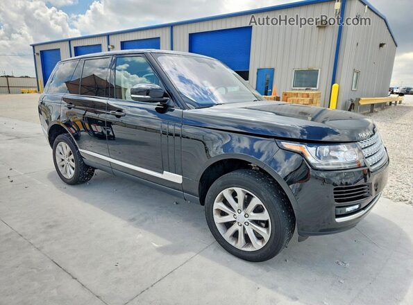 SALGS2KF0GA249675 2016 LAND ROVER RANGE Черный Передняя правая четверть