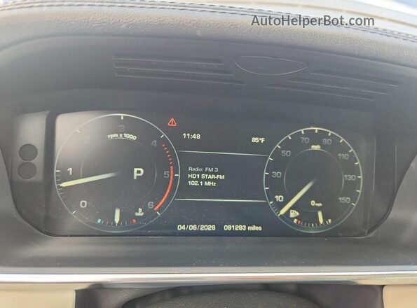 SALGS2KF0GA249675 2016 LAND ROVER RANGE Черный Вид щитка приборов