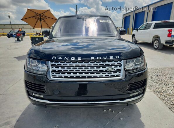 SALGS2KF0GA249675 2016 LAND ROVER RANGE Черный Вид спереди