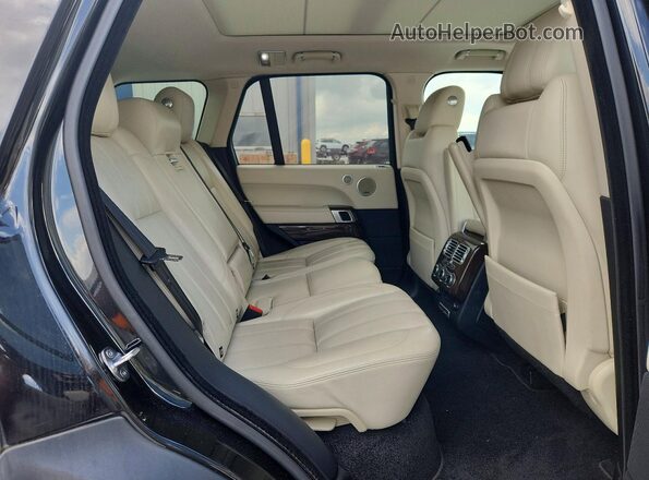 SALGS2KF0GA249675 2016 LAND ROVER RANGE Черный Вид задней части салона